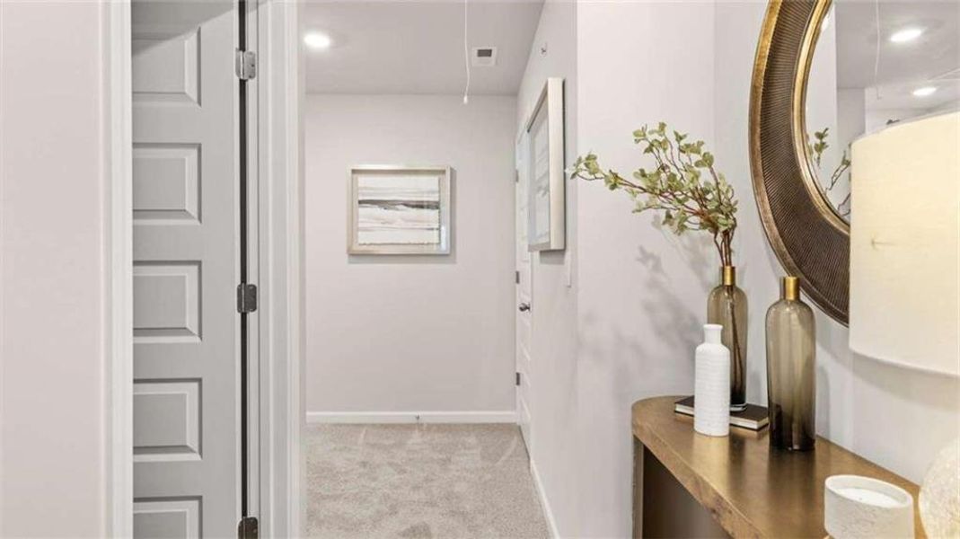 Furnished interior view inside a new home in Echo Glen, Stockbridge (Image 39). Furnished interior view inside a new home in Echo Glen, Stockbridge (Image 39).