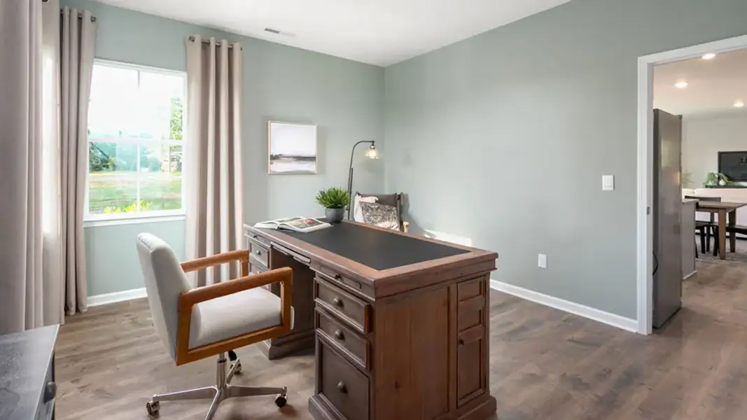 Furnished interior view inside a new home in The Estates at Edinborough, Gibsonville (Image 17).