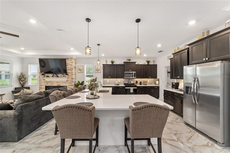 Furnished interior view inside a new home in , Ocala (Image 16).