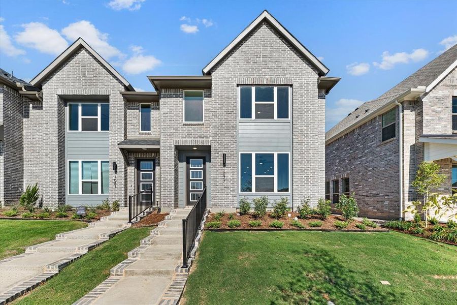 Beautiful new townhomes that are always in style now available in Crowley's newest master planned community...Karis!