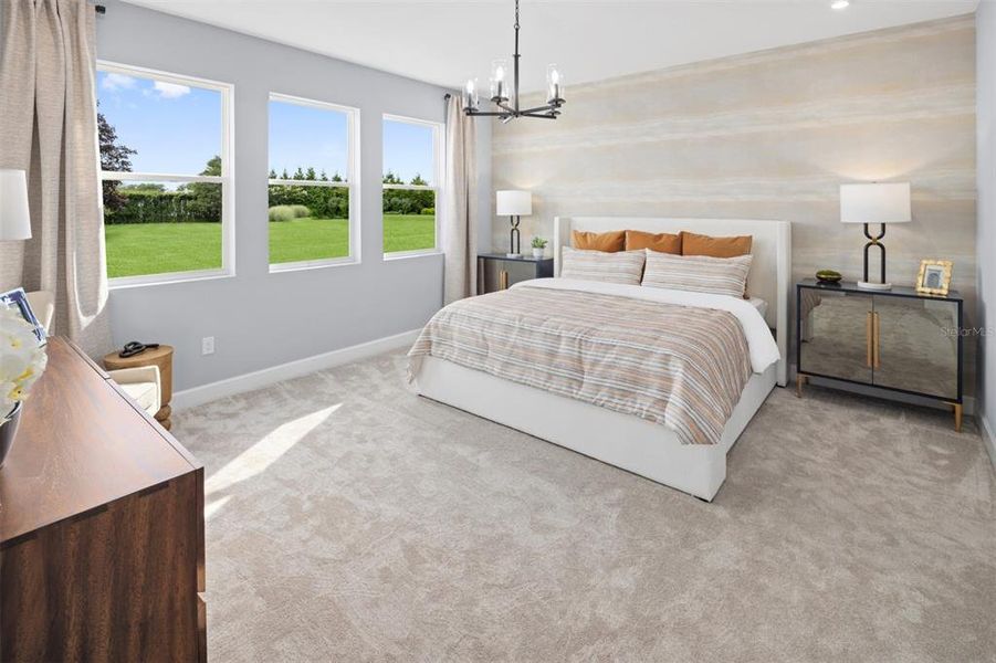 Furnished interior view inside a new home in Meadowlark Landing, Apopka (Image 15).