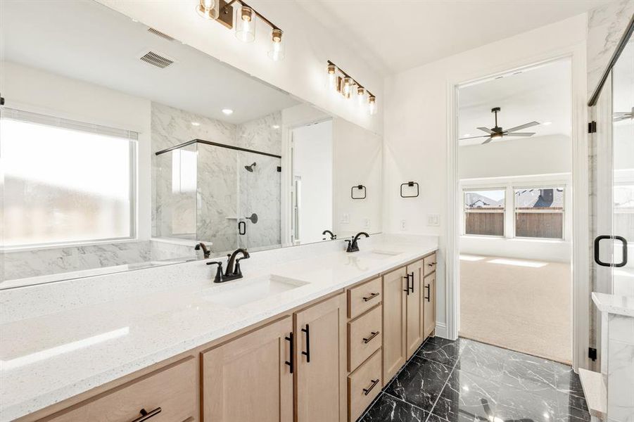 Furnished interior view inside a new home in Willow Wood, McKinney (Image 20).