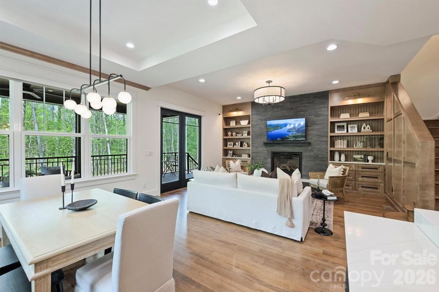 Furnished interior view inside a new home in , Charlotte (Image 32).
