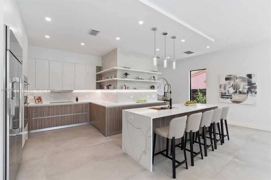 Furnished interior view inside a new home in , Fort Lauderdale (Image 9).