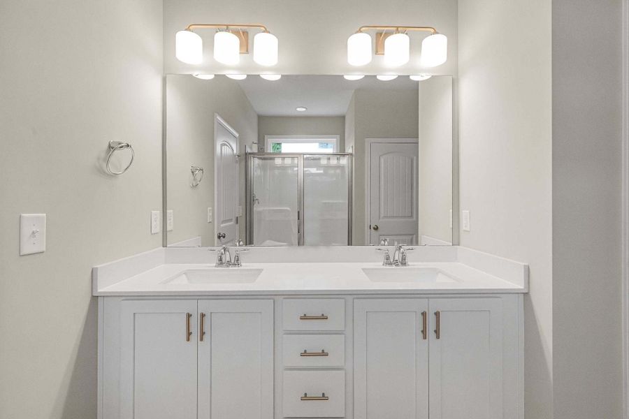 Representative furnished interior of a home built from the Dogwood by Caviness & Cates Communities in Maggie Way, Wendell (Image 129).
