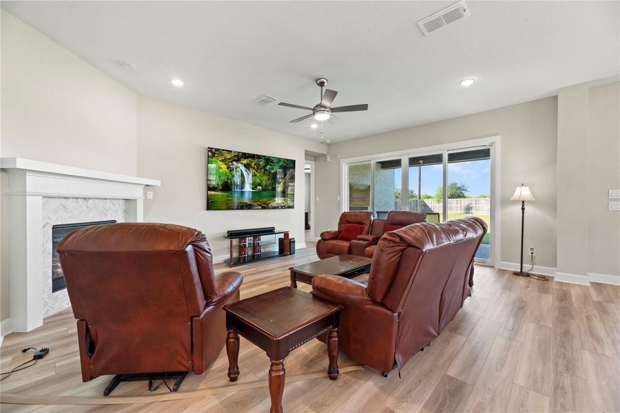 Furnished interior view inside a new home in , Katy (Image 35).