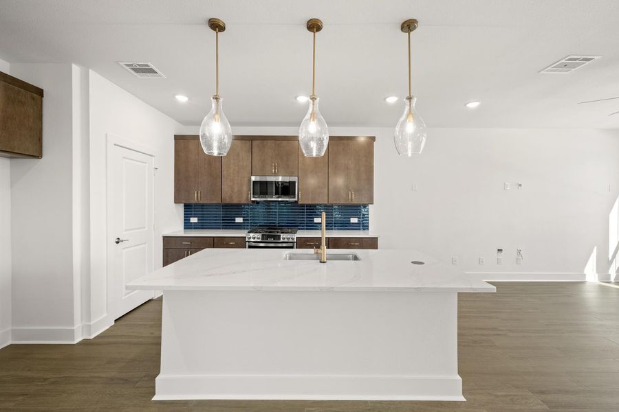 Furnished interior view inside a new home in Terrace Collection at Harvest, Argyle (Image 6).