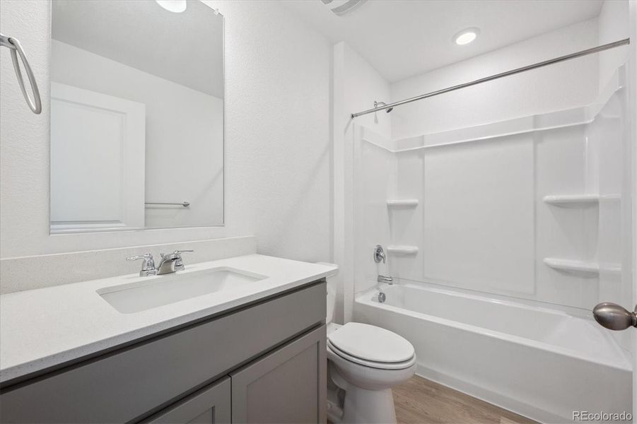 Furnished interior view inside a new home in Settlers Crossing, Commerce City (Image 9).