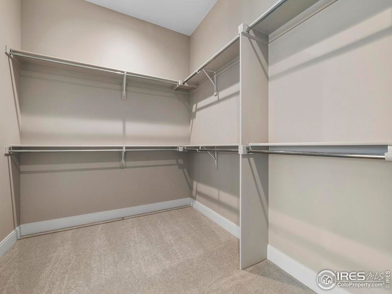 Large walk-in closet