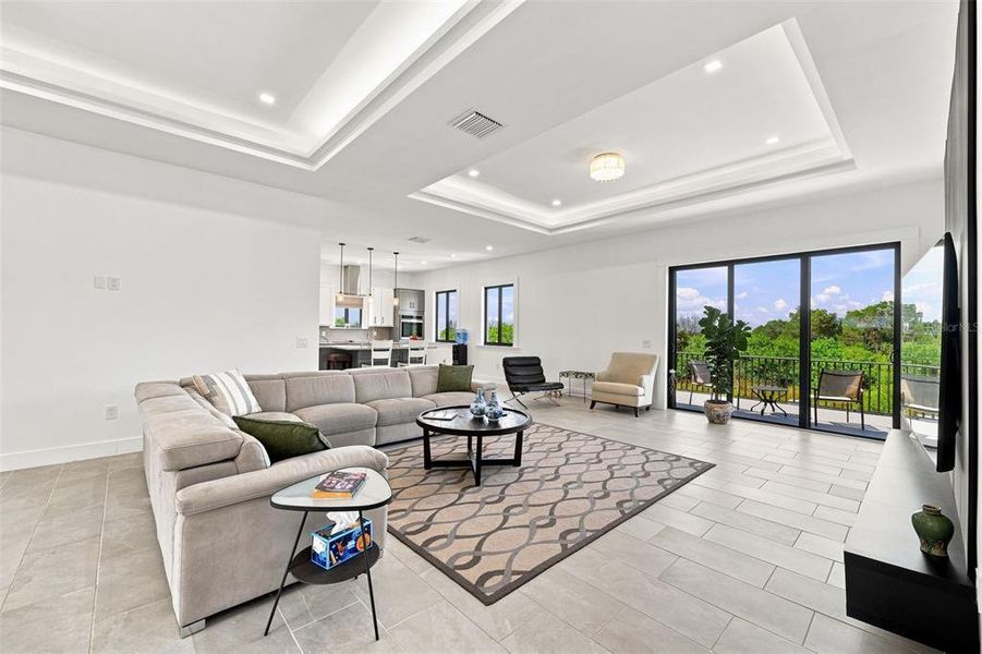 Furnished interior view inside a new home in , Port Richey (Image 38).