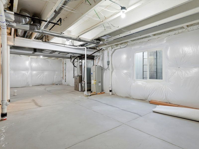 In-progress construction of a new home in Buffalo Highlands: The Flora Collection, Commerce City, CO (Image 15).