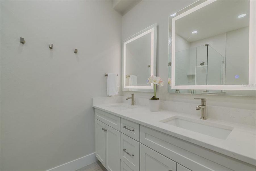 Downstairs Master bathroom 1