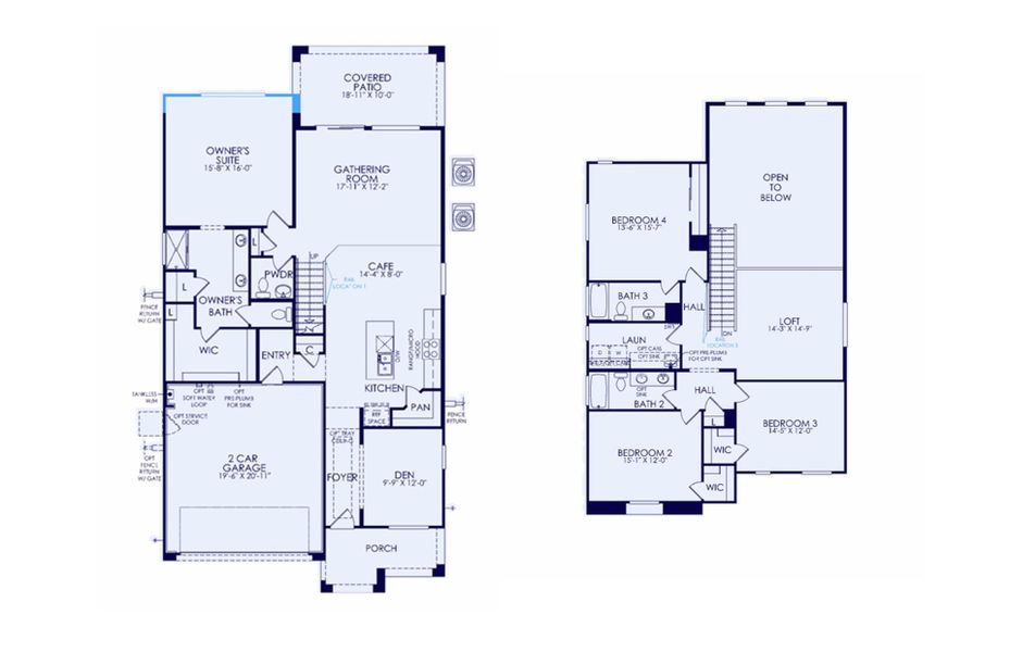 2D floor plan layout of this home in Visara, Surprise, AZ (Image 3).