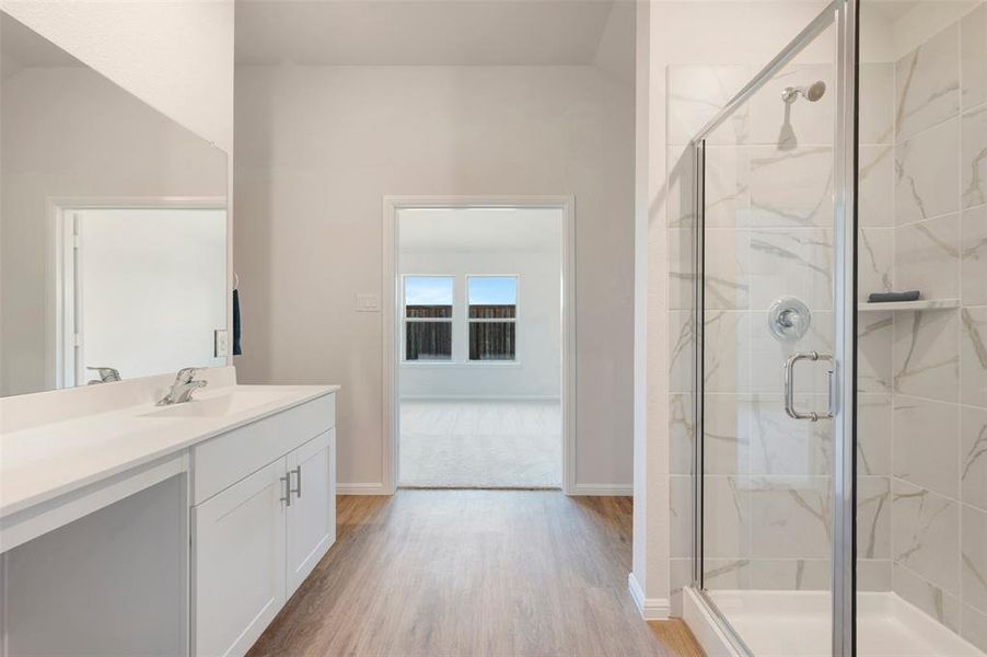 Furnished interior view inside a new home in Tarrytown, Crowley (Image 16).
