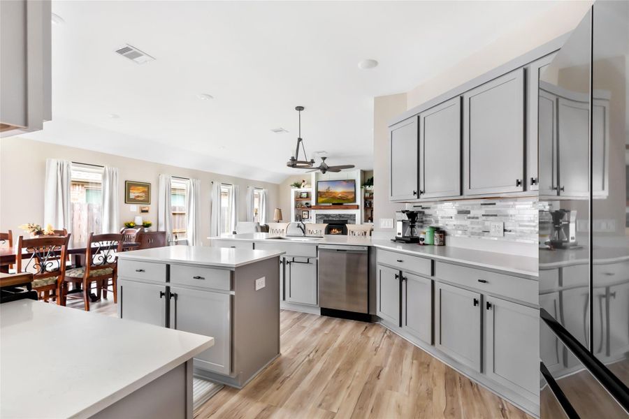Furnished interior view inside a new home in Pinewood at Grand Texas, New Caney (Image 14).