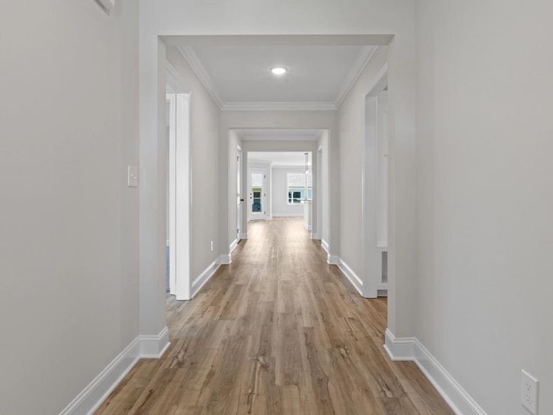 Representative unfurnished interior of a home built from the The Holly F by Davidson Homes LLC in Meadow Ridge Estates, Josephine (Image 20).