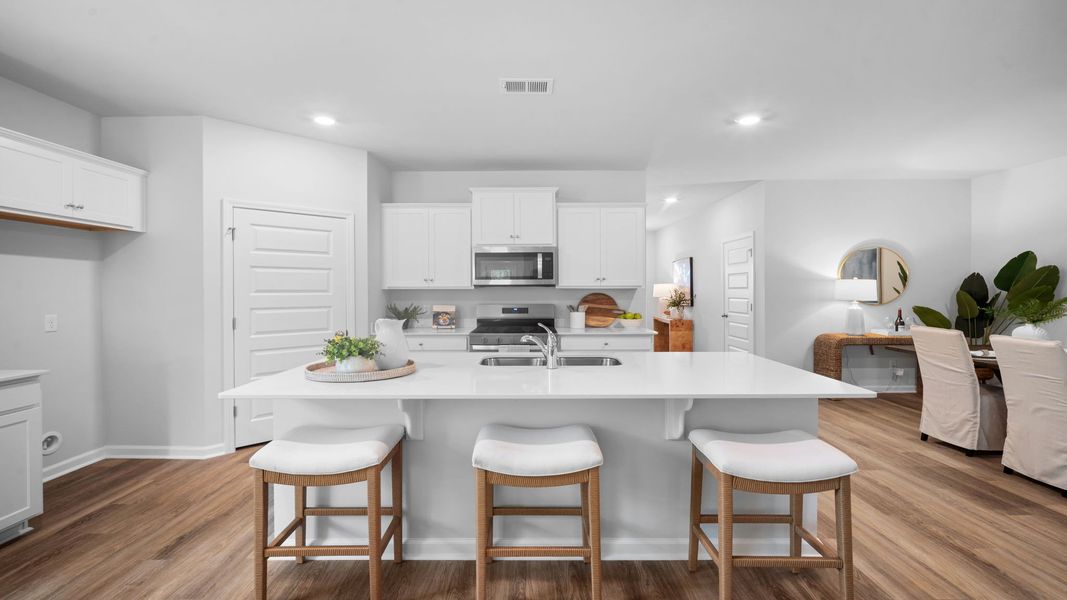 Furnished interior view inside a new home in Fernhill Farms, Statesboro (Image 13).