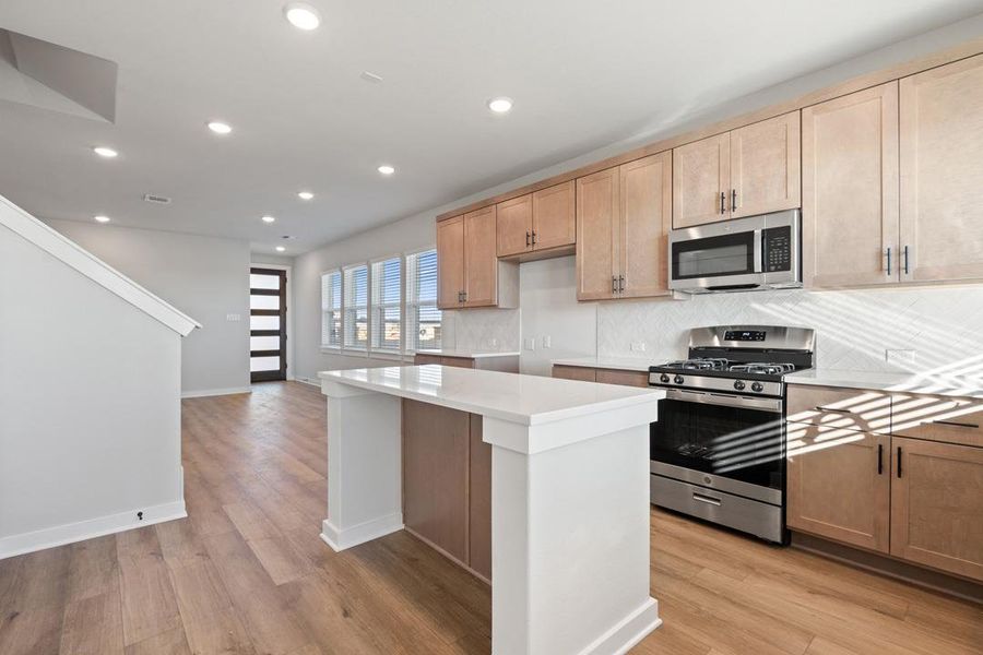 Furnished interior view inside a new home in Union Collection at Park Central, Georgetown (Image 10).