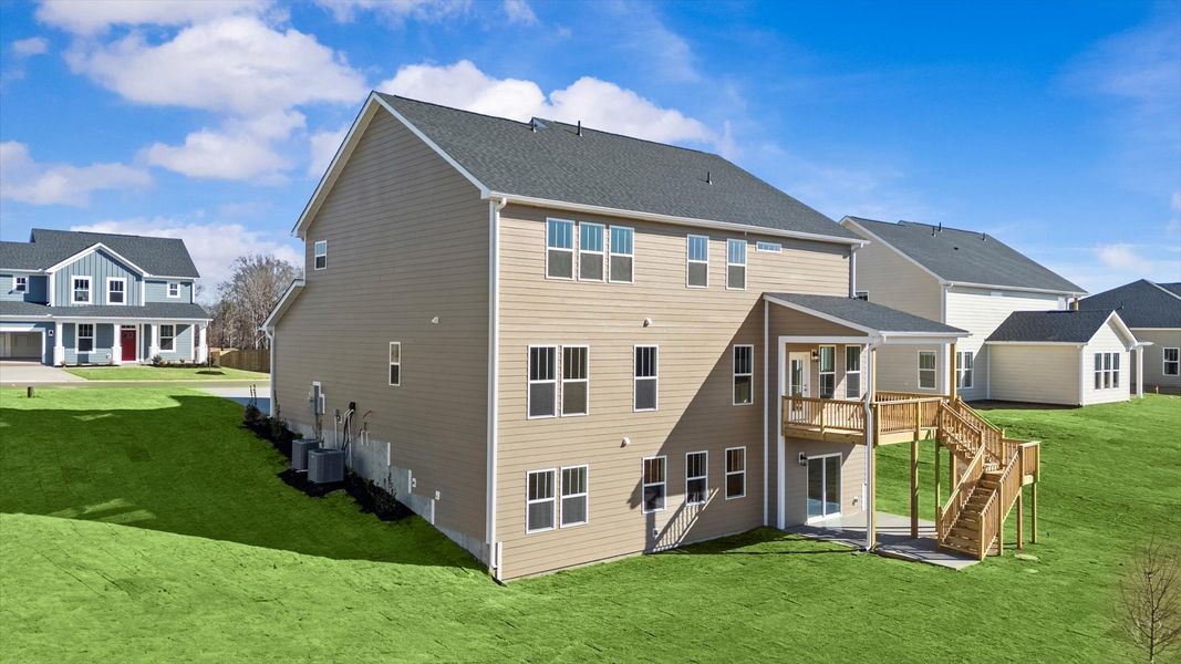 Exterior details and patio area of a home in Pinebrook, Woodruff (Image 4).
