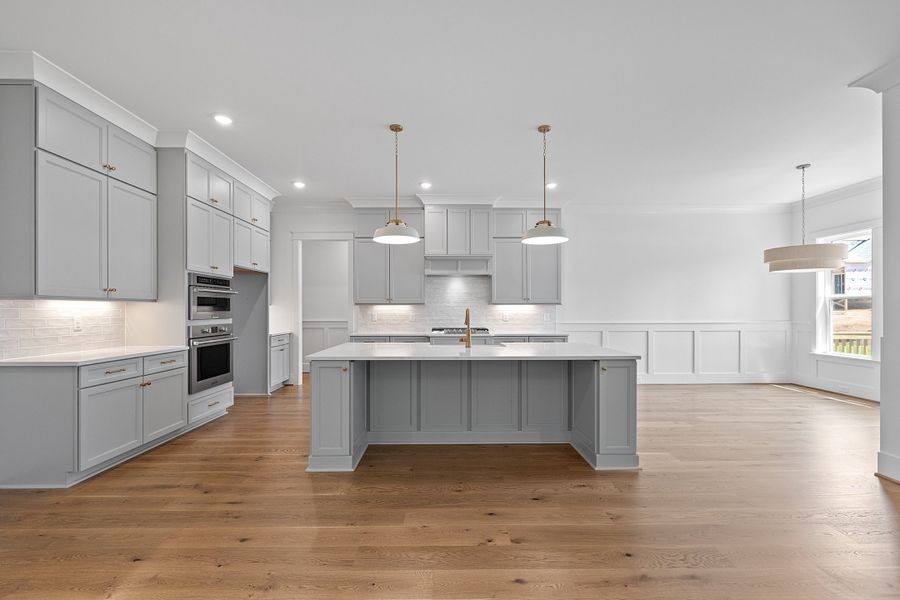 Representative furnished interior of a home built from the The Emerson by RobuckHomes in Stonehenge, Raleigh (Image 106).
