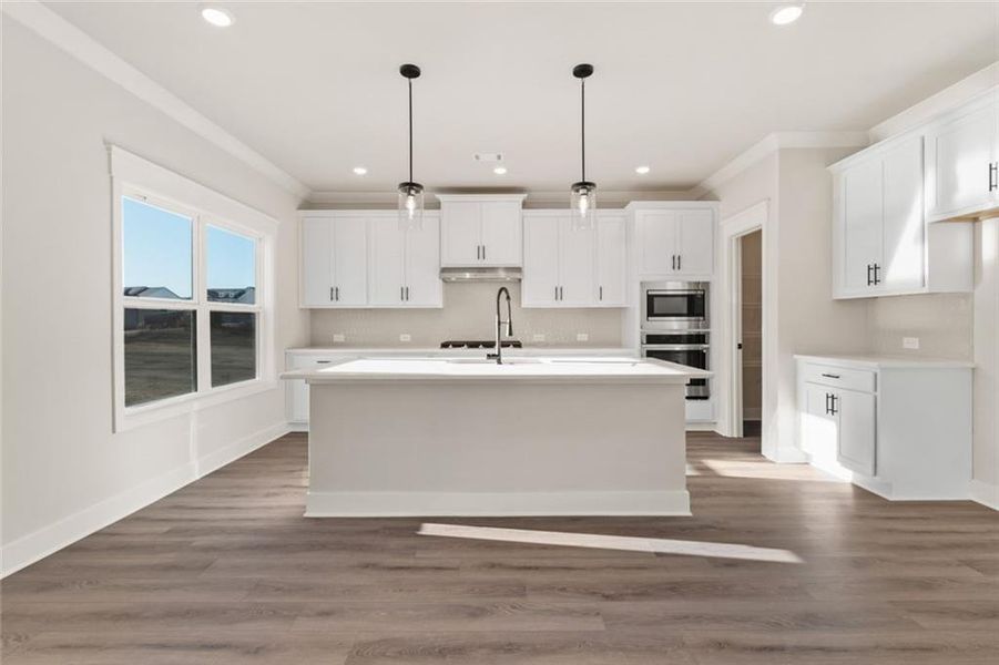 Furnished interior view inside a new home in Rosewood Lake Estates, Hoschton (Image 7).