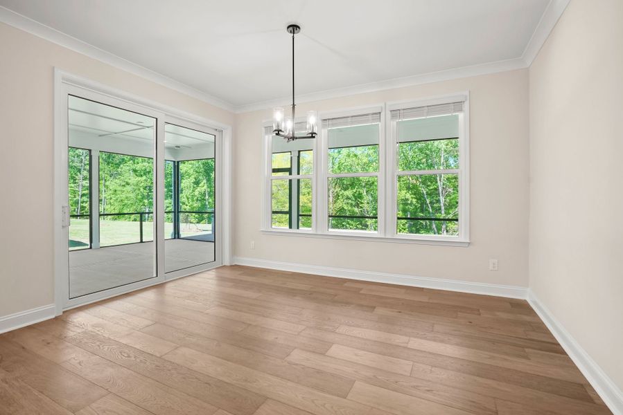 Spacious, unfurnished interior of a new home in Carolina Riverside, Belmont (Image 22).