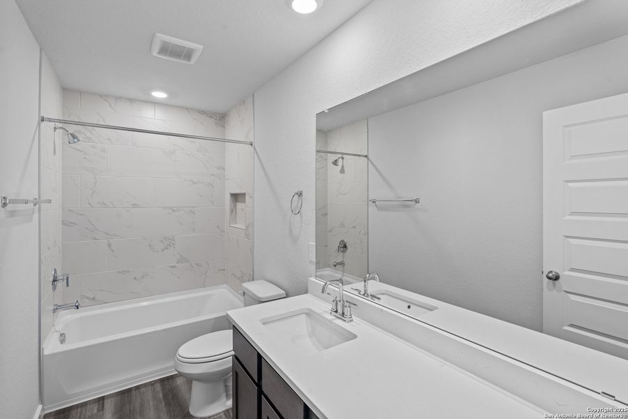 Furnished interior view inside a new home in Talley Fields, San Antonio (Image 10). Furnished interior view inside a new home in Talley Fields, San Antonio (Image 10).