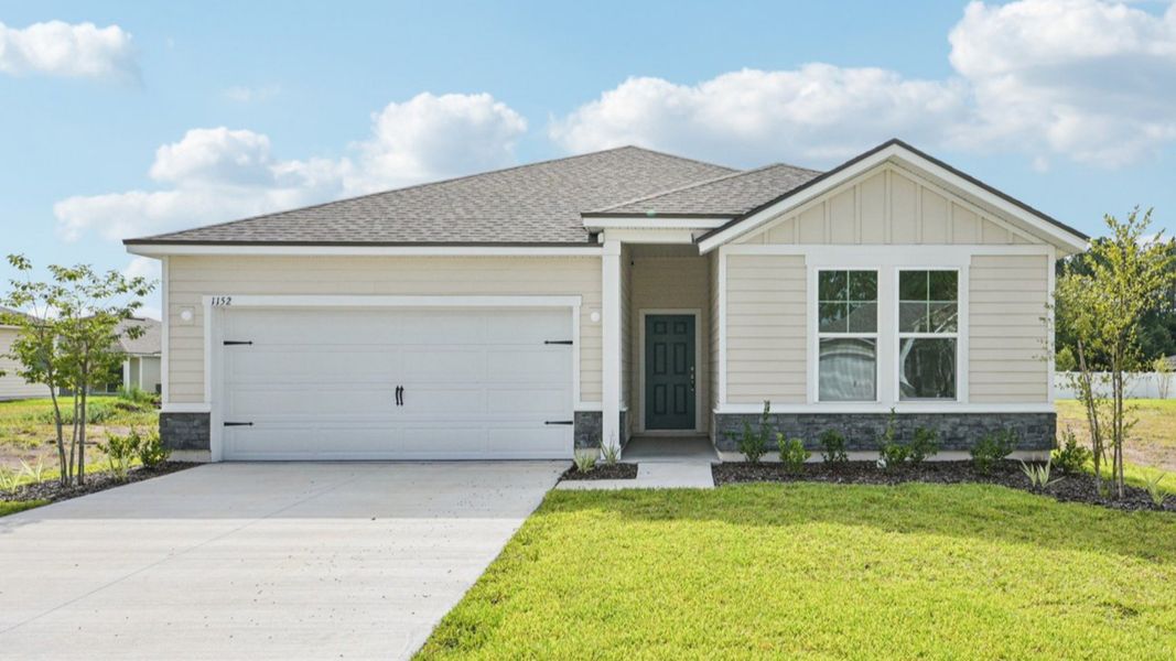 The Fleetwood Floor Plan by DRB Homes in Panther Creek New Jacksonville Home Community