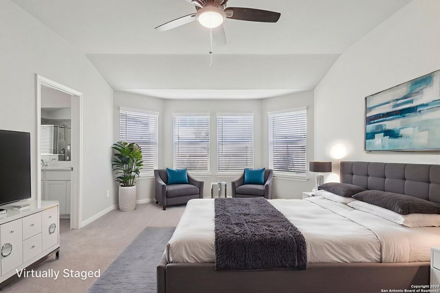 Furnished interior view inside a new home in Estancia Ranch - Premier Series, San Antonio (Image 7).