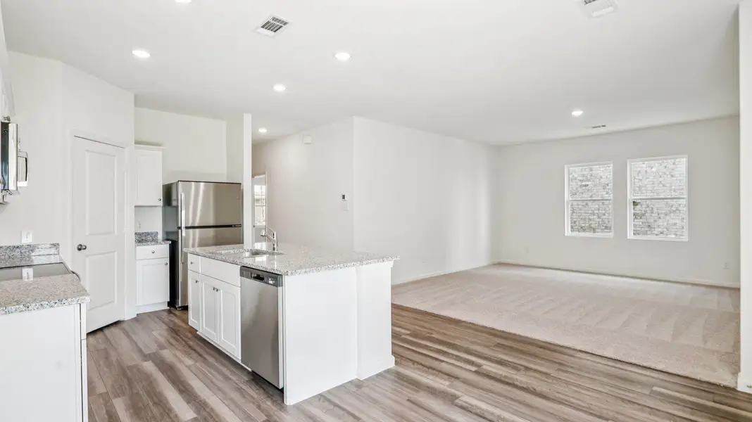 Furnished interior view inside a new home in Castlewood South, Taylor (Image 4).