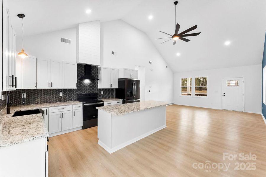 Furnished interior view inside a new home in , Cherryville (Image 17).