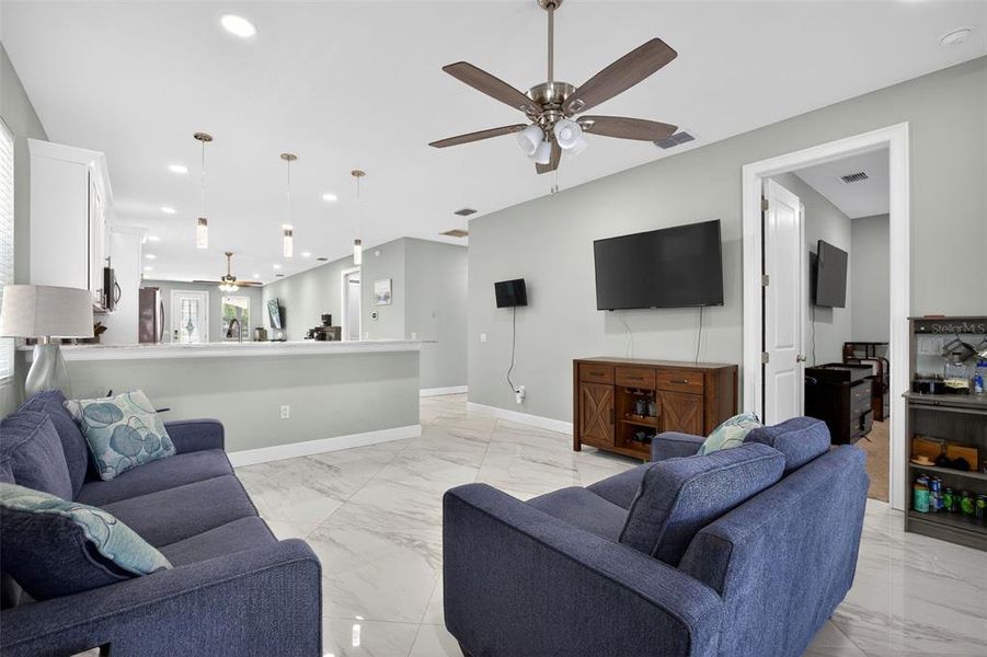 Furnished interior view inside a new home in , St. Petersburg (Image 17).