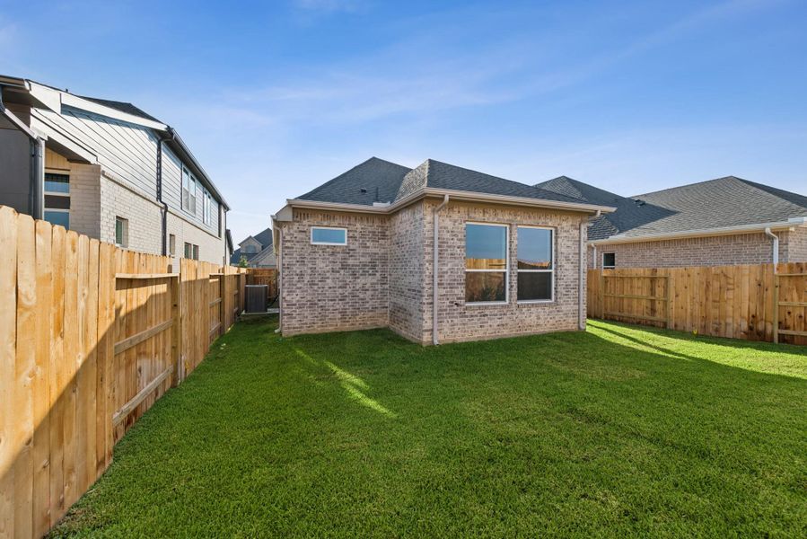 Exterior details and patio area of a home in The Grand Prairie 40’, Hockley (Image 22). Exterior details and patio area of a home in The Grand Prairie 40’, Hockley (Image 22).