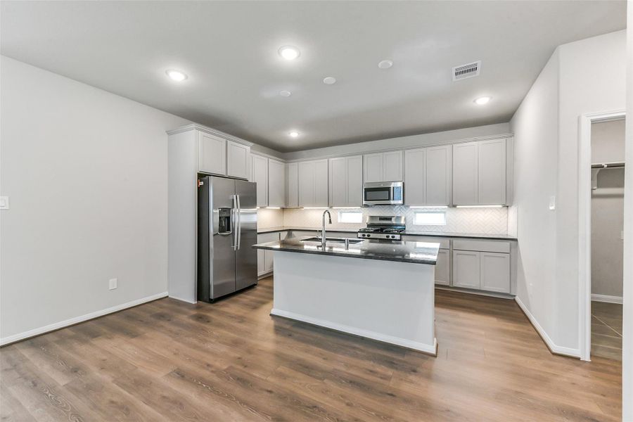 Furnished interior view inside a new home in , Houston (Image 8).