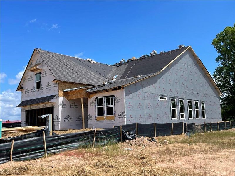 In-progress construction of a new home in , Gainesville, GA (Image 35).