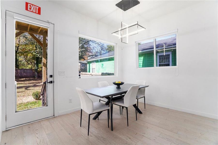 Furnished interior view inside a new home in , Atlanta (Image 6).