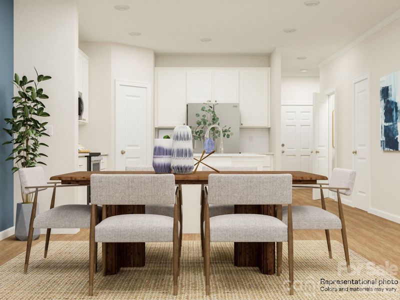 Furnished interior view inside a new home in The Vines, Charlotte (Image 6).