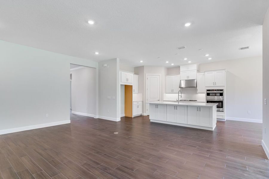 Representative unfurnished interior of a home built from the Letizia by Taylor Morrison in Esplanade at Center Lake Ranch, St. Cloud (Image 21).