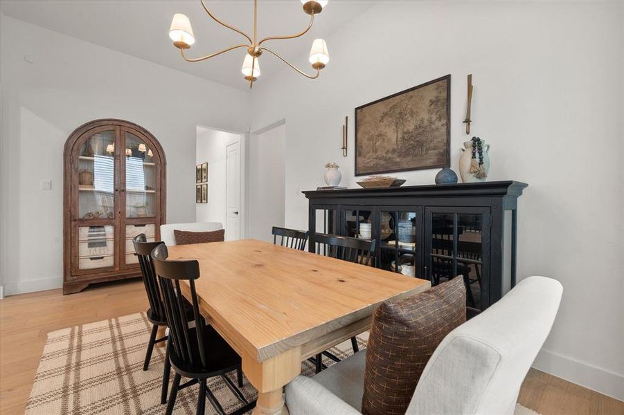Furnished interior view inside a new home in BridgeWater, Midlothian (Image 11).
