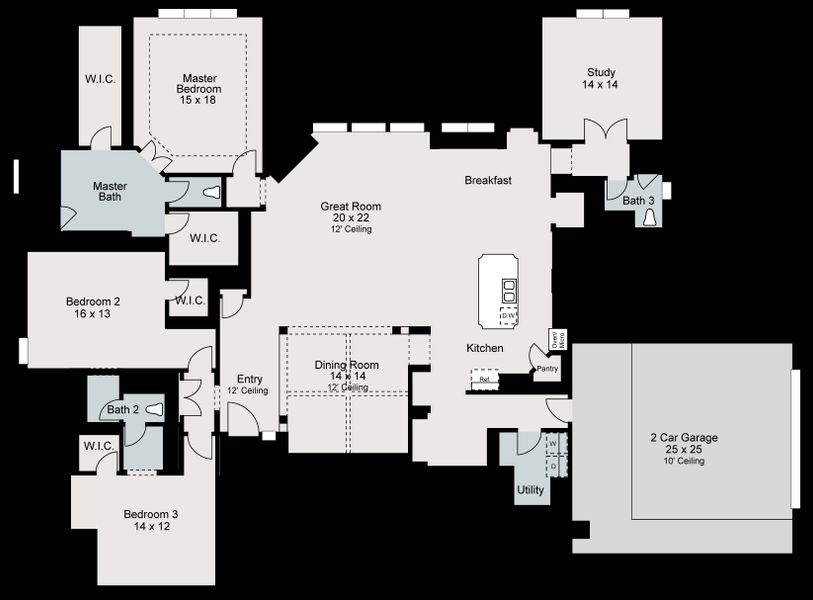 Cologne Floor Plan Layout in Enchanted Bluff, Garden Ridge | Sitterle Homes Cologne Floor Plan Layout in Enchanted Bluff, Garden Ridge | Sitterle Homes