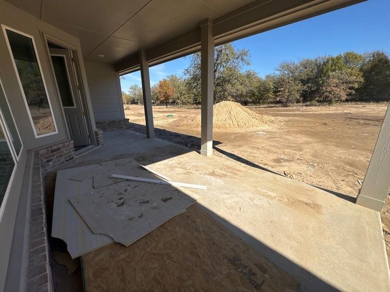 In-progress construction of a new home in Oak Grove Addition, Springtown, TX (Image 8). In-progress construction of a new home in Oak Grove Addition, Springtown, TX (Image 8).