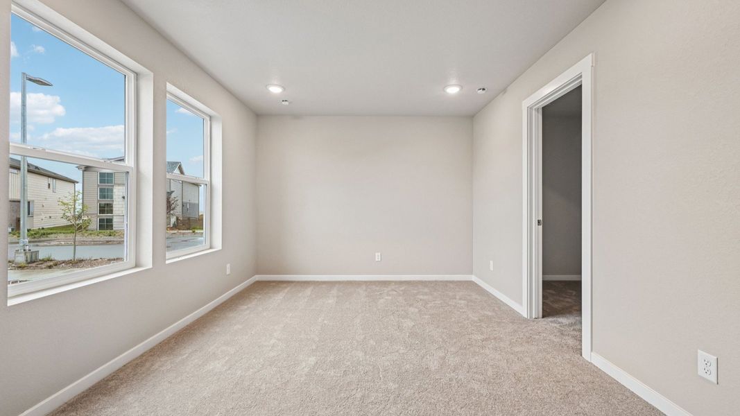 Furnished interior view inside a new home in Windler Townhomes, Aurora (Image 22).