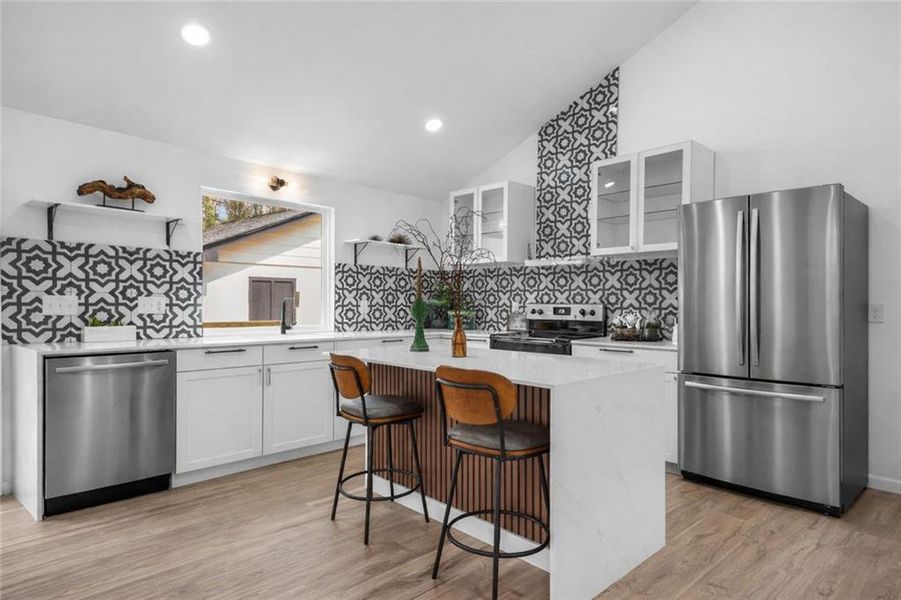 Furnished interior view inside a new home in , Atlanta (Image 17).