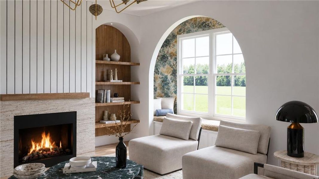 Furnished interior view inside a new home in , Milton (Image 9).