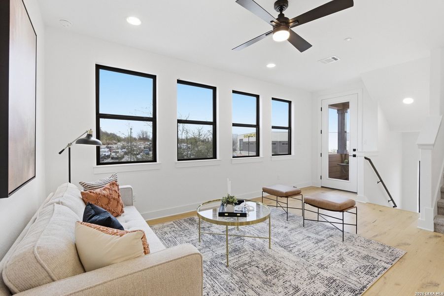 Furnished interior view inside a new home in , Austin (Image 44).