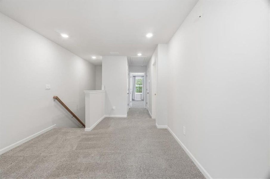 Spacious, unfurnished interior of a new home in Brooks at Riverview Landing, Smyrna (Image 21).