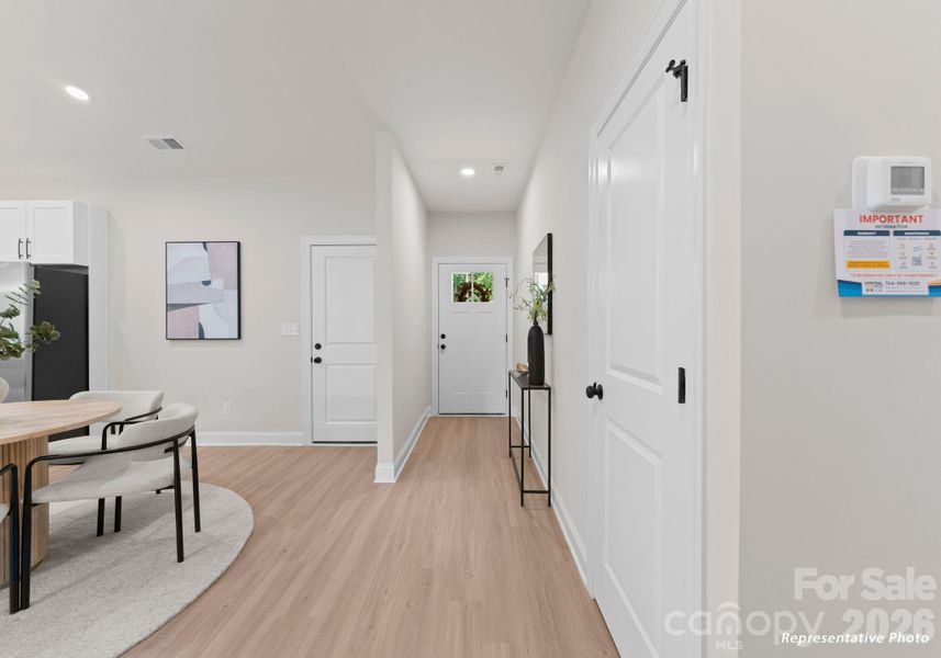 Furnished interior view inside a new home in , Charlotte (Image 6).