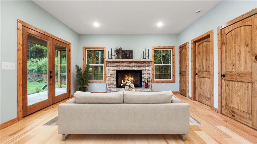 Furnished interior view inside a new home in , Ellijay (Image 9).