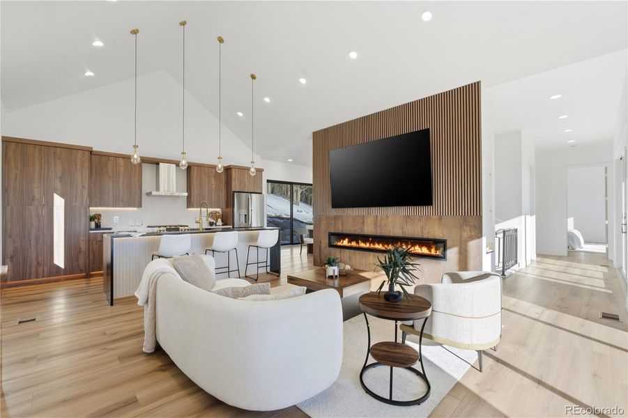 Furnished interior view inside a new home in , Idaho Springs (Image 27). Furnished interior view inside a new home in , Idaho Springs (Image 27).