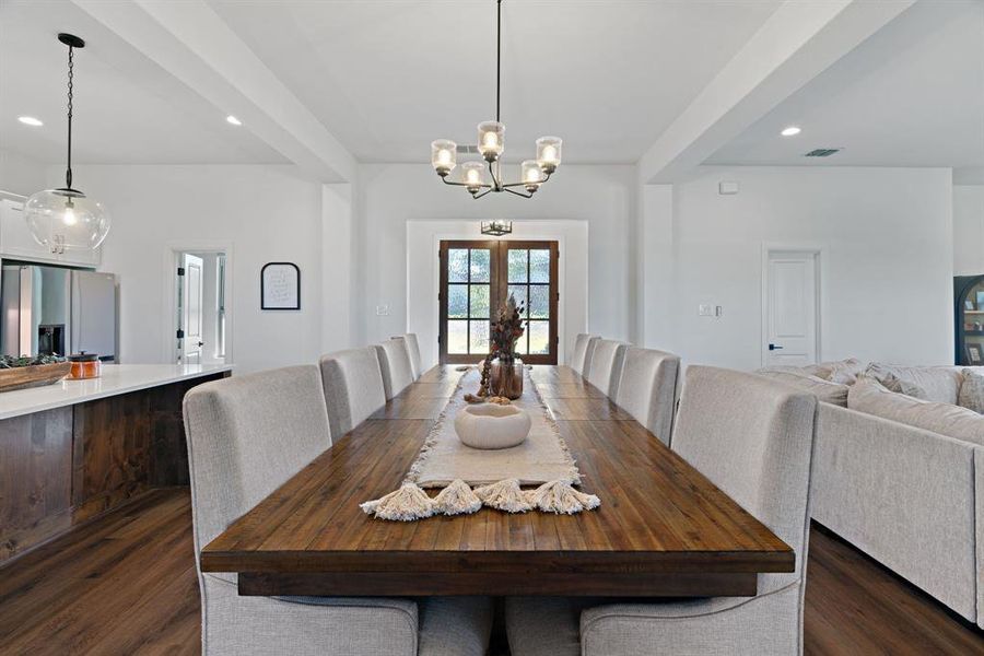 Furnished interior view inside a new home in , Garner (Image 4).